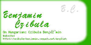 benjamin czibula business card